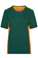 Dark-green/orange (ca. Pantone 343C
1575C)